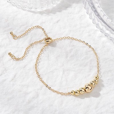 Brass Cable Chains Slider Bracelets BJEW-JB12813-02-1