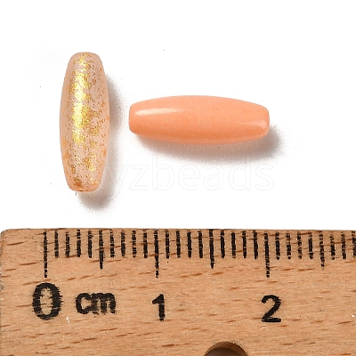 Painted Glass Beads GLAA-C037-01J-1