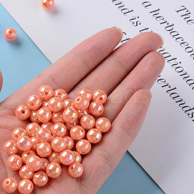 Opaque Acrylic Beads MACR-S370-D8mm-A11-1