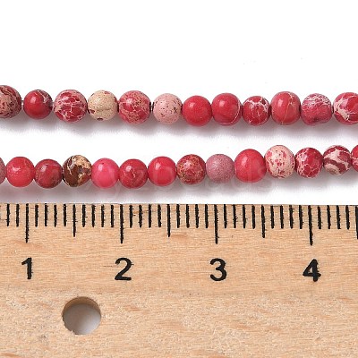 Dyed Natural Regalite/Imperial Jasper/Sea Sediment Jasper Beads Strands G-B124-C05-09-1