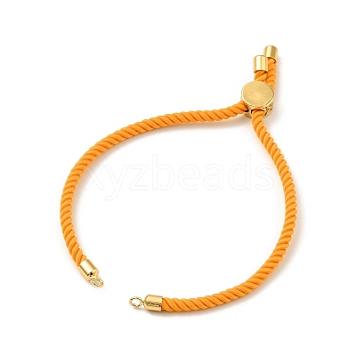 Half Finished Twisted Milan Rope Slider Bracelets FIND-G032-01G-02-1