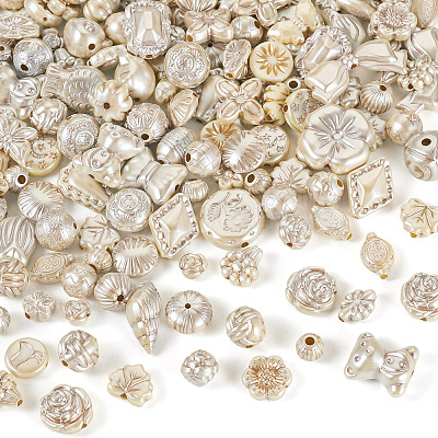 100G Pearlized Opaque Acrylic Beads OACR-TA0004-41B-1