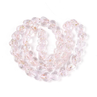 Handmade Foil Glass Beads FOIL-N029-09B-1