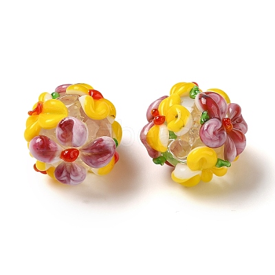 Handmade Lampwork Beads LAMP-B025-03B-16-1