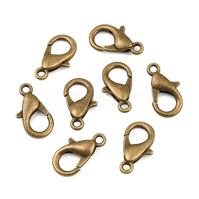 Zinc Alloy Lobster Claw Clasps E106-AB-NR-1