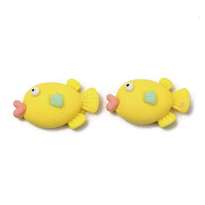 Opaque Resin Cabochons CRES-D001-01-1