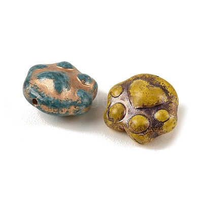 Baking Paint Glass Beads DGLA-G004-02E-1
