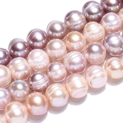 Natural Cultured Freshwater Pearl Beads Strands PEAR-N013-07M-1