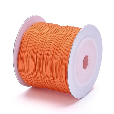 Nylon Braided Cord for Woven Jewelry Making Macrame Craft NWIR-D055-0.6mm-21-1