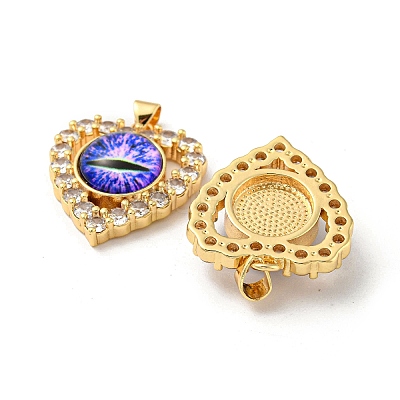 Real 18K Gold Plated Brass Pendants KK-L209-005G-01-1