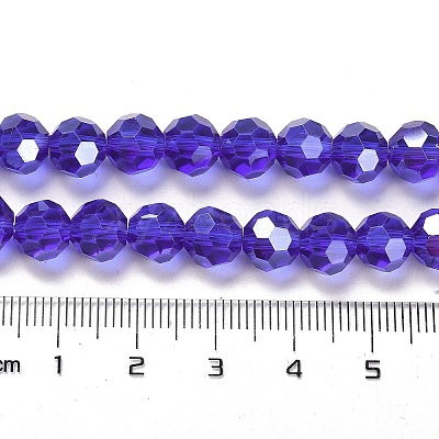 Transparent Glass Beads EGLA-A035-T8mm-B06-1