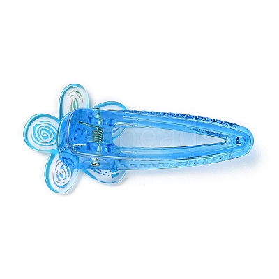 Flower Acrylic Alligator Hair Clips LS-OHAR-H002-01F-1