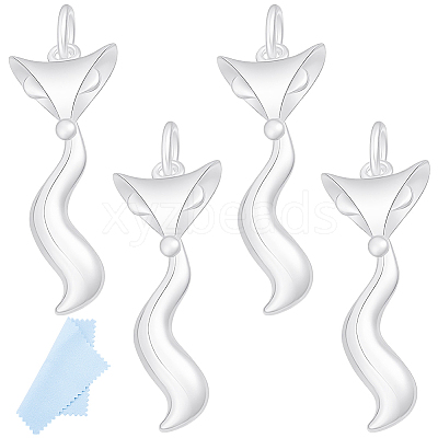 5Pcs 925 Sterling Silver Charms STER-BBC0009-93A-1