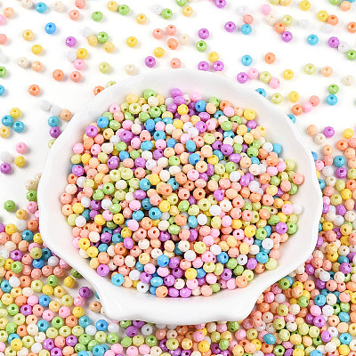Opaque Colours Glass Seed Beads SEED-N007-19A-1