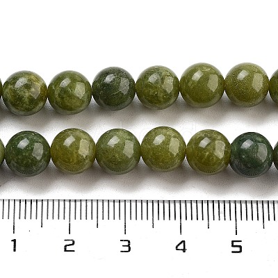 Natural Canada Jade Beads Strands G-NH0029-02A-1