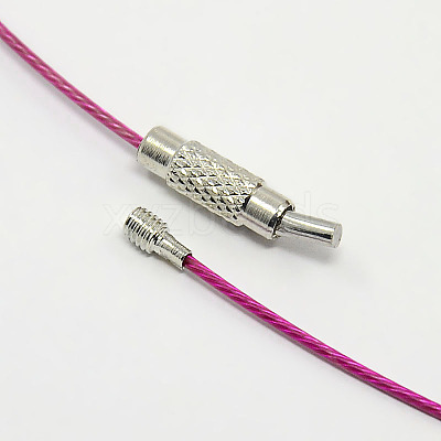 Steel Wire Necklace Cord X-TWIR-SW001-18-1