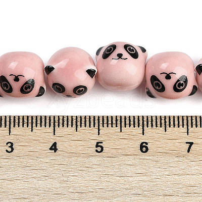 Handmade Porcelain Beads Strands PORC-P029-02D-1