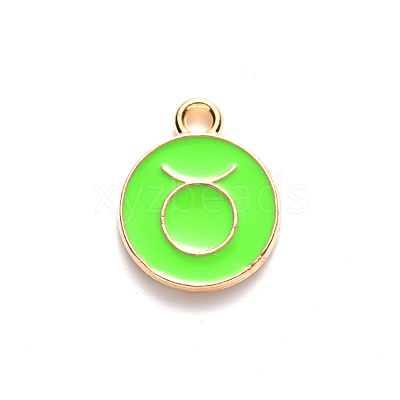 Alloy Enamel Pendants ENAM-S124-01A-06C-1