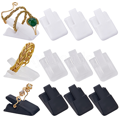39Pcs 3 Styles Plastic Ring Holder KY-CP0001-04-1