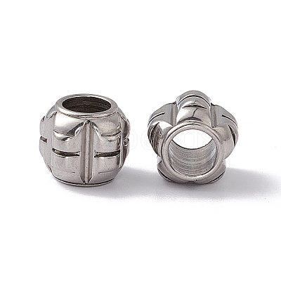 Tarnish Resistant 304 Stainless Steel Beads X-STAS-E039-9A-1