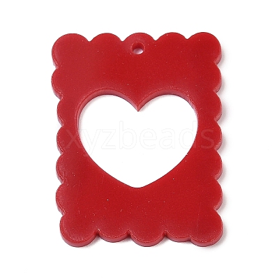 Opaque Acrylic Pendants FIND-K017-12B-1