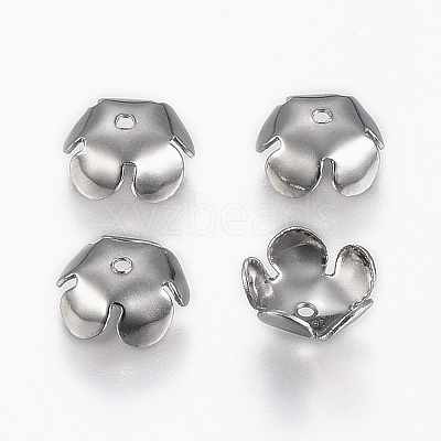 Tarnish Resistant 304 Stainless Steel Bead Cap STAS-E145-06P-1