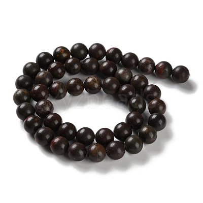 Natural Polychrome Jasper/Picasso Stone/Picasso Jasper Beads Strands G-C160-01-8mm-1