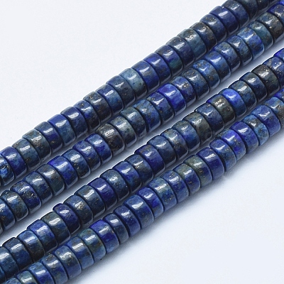 Natural Lapis Lazuli Beads Strands G-E444-23-6mm-1