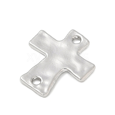 Alloy Textured Religion Cross Links Connector Charms FIND-Z127-01P-01-1