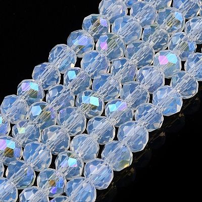 Electroplate Glass Beads Strands EGLA-A044-J4mm-L06-1