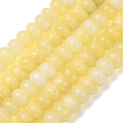 Dyed Natural White Jade Beads Strands GG-CBA9281-A15-5x8mm-1