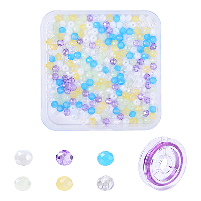DIY Stretch Bracelets Kits DIY-YW0013-20A-1