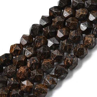 Natural Bronzite Beads Strands G-Z119-A30-01-1