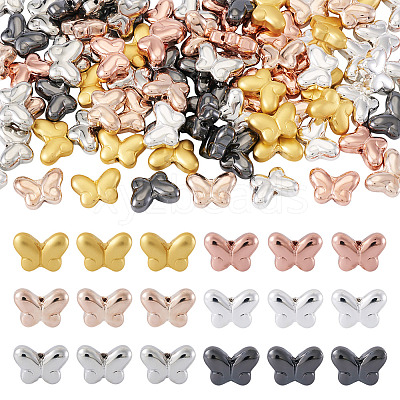 90Pcs 6 Colors Electroplate Glass Beads EGLA-TA0013-29-1