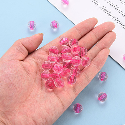 Transparent Acrylic Beads TACR-S154-10A-82-1