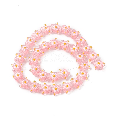 Glass Beads Strands X1-LAMP-F029-03B-1