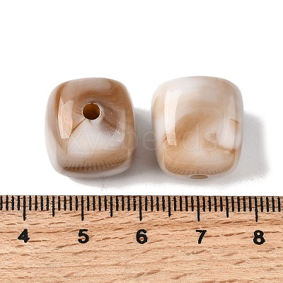 Opaque Acrylic Beads X-OACR-D320-01K-1