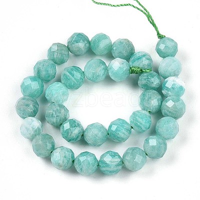 Natural Amazonite Beads Strands G-S345-6mm-25-1