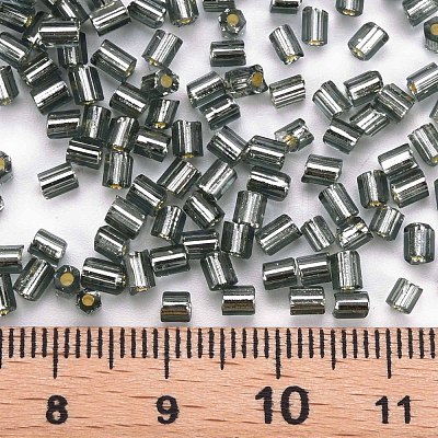 8/0 Glass Bugle Beads SEED-S032-07A-52-1