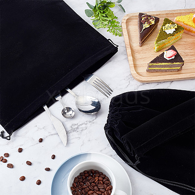 Velvet Drawstring Bags TP-WH0007-15-1