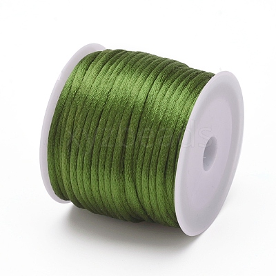 Nylon Satin Rattail Cords NWIR-L006-2mm-10-1