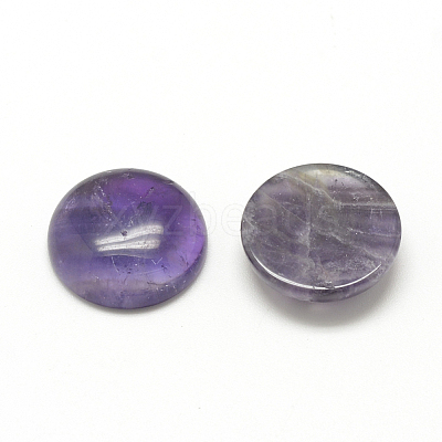 Natural Amethyst Cabochons X-G-R416-20mm-30-1