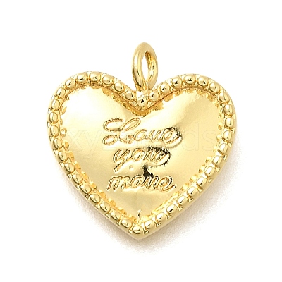 Brass Charms KK-S508-41G-01-1