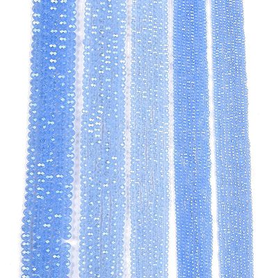 Electroplate Glass Beads Strands EGLA-A044-J2mm-A03-1