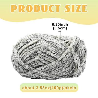 Super Bulky Chenille Polyester Yarn YCOR-FZC0001-01H-1