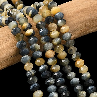 Natural Tiger Eye Bead Strands G-D344-A20-05-1