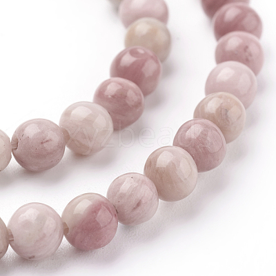 Natural Rhodonite Beads Strands G-G099-4mm-33-1