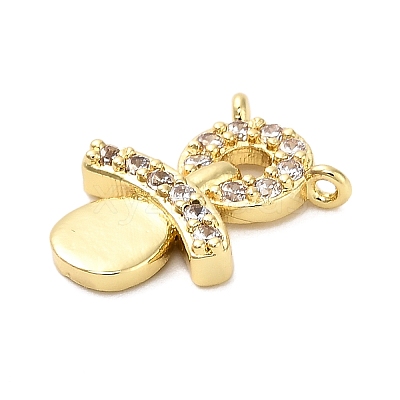 Brass Micro Pave Cubic Zirconia Pendants KK-L229-51G-1