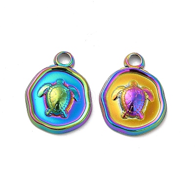 Ion Plating(IP) 304 Stainless Steel Pendants STAS-B032-14MC-1