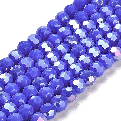 Opaque Glass Beads Stands EGLA-A035-P6mm-B07-1